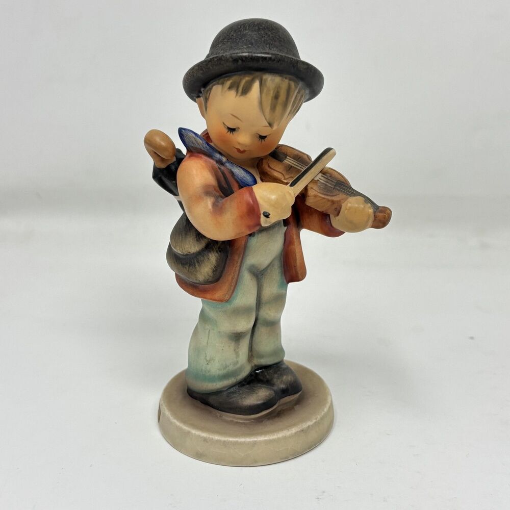 Vtg 1960 Goebel W. Germany Little Fiddler Figurine‎ Boy Violin Hummel #4